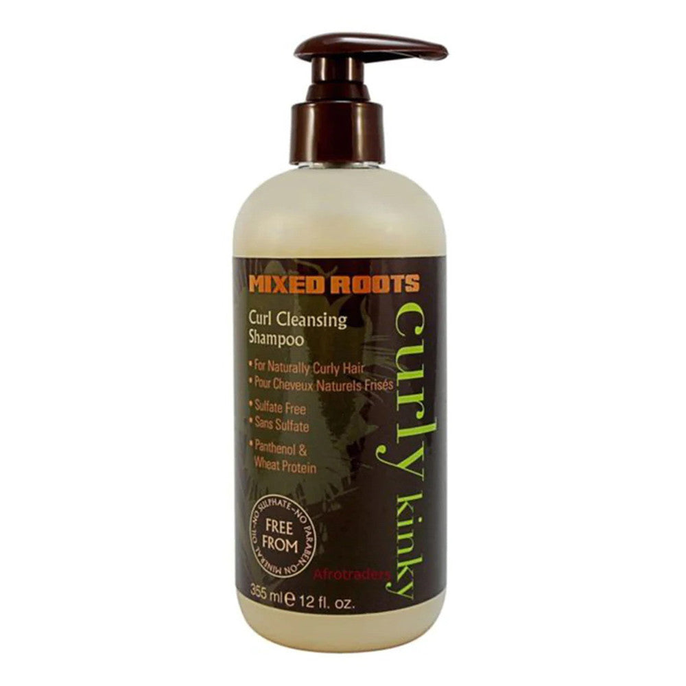 Mixed Roots Curl Cleansing Shampoo, 12 Oz